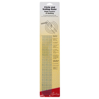Sew Easy Circle and Scallop Patchwork and Quilting Ruler