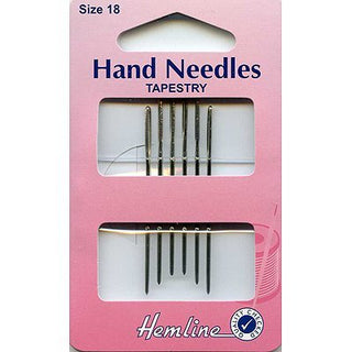 Hemline Tapestry Hand Sewing Needles Size 18