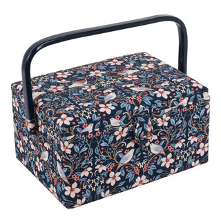 Hobby Gift Sewing Box (M): Blossom Birds