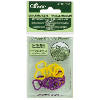 Clover Medium Stitch Marker Triangles