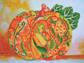 Diamond Dotz Complete Diamond Facet Art Kit Pumpkin Amber Sparkle
