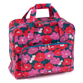 Hobby Gift Sewing Machine Bag: Matt PVC: Modern Floral