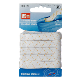 Prym Standard White Elastic - 10mm x 5m