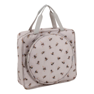 Hobby Gift Project / Craft Bag with Embroidery Hoop Storage: Soft: Bee