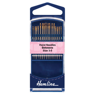 Hemline Premium Betweens Sewing Needles 3-5