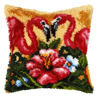 Orchidea Flamingo Large Cushion Latch Hook Kit