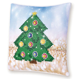 Diamond Dotz Christmas Tree Cushion Diamond Painting Kit