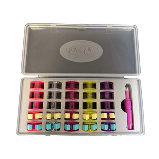 Sew Mate Bobbin Box Kit - Includes 21mm Bobbins, Bobbin Clips and Needle Threader