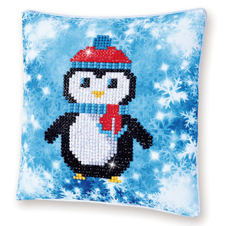 Diamond Dotz Christmas Penguin Cushion Diamond Painting Kit