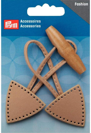 Prym Beige Wooden Toggle Fastener 15 x 5cm - 1 Piece