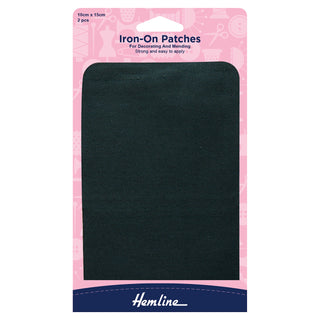 Hemline Iron-On Cotton Twill Patches 10cm x 15cm - Bottle