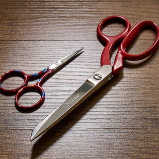 Klasse Scissors: Dressmaker's Shears 21cm and Embroidery Scissors, 10cm: Italian Made: Gift Set