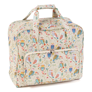 Hobby Gift Sewing Machine Bag: Matt PVC: Twit Twoo