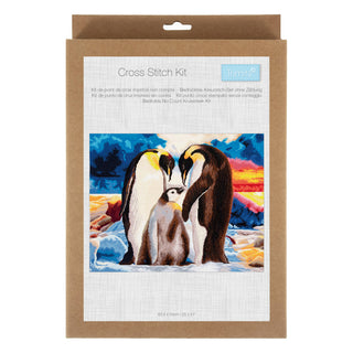 Trimits Counted Cross Stitch Kit: Extra Large: Penguins