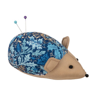 Hobby Gift Pincushion: Hedgehog: Woodblock Floral