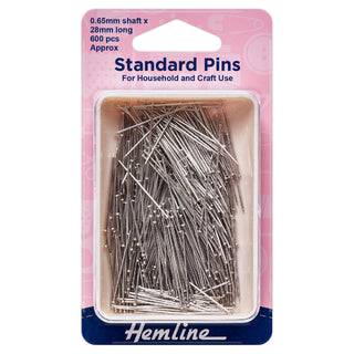 Hemline Household Craft Pins 28mm