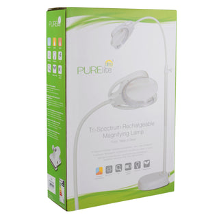 PURElite Tri Spectrum Rechargeable Magnifying Lamp