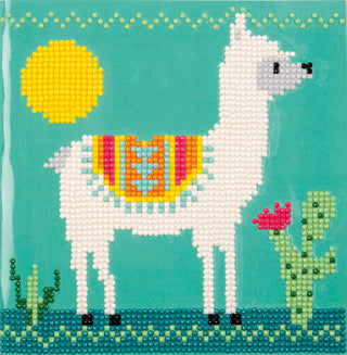 Vervaco Diamond Painting Kit Greeting Card Llama