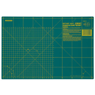 Olfa Rotary Cutting Mat 17" x 11" Green
