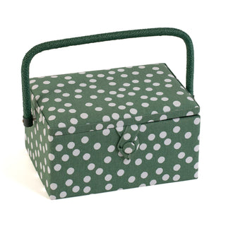 Hobby Gift Medium Sewing Box - Khaki Spot