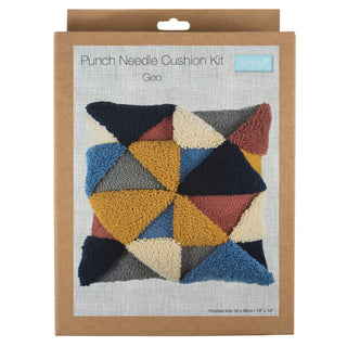Trimits Punch Needle Kit Cushion Geo