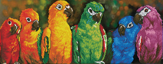 Diamond Dotz Complete Diamond Facet Art Kit Rainbow Parrots