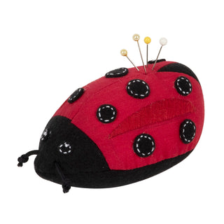Hobby Gift Pincushion: Ladybird: Strawberry Greenhouse