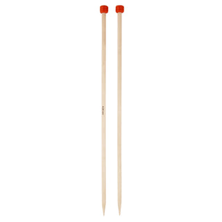 Knit Pro Basic Birch Single-Ended Knitting Pins 40cm - Full range of sizes available!