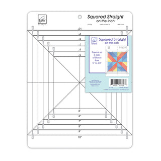 June Tailor Squared Straight Ruler 1"