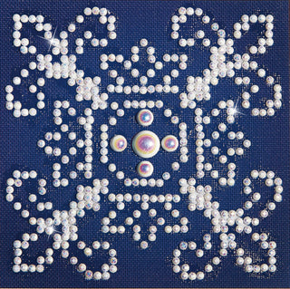 Diamond Dotz Complete Diamond Facet Art Kit White On Blue