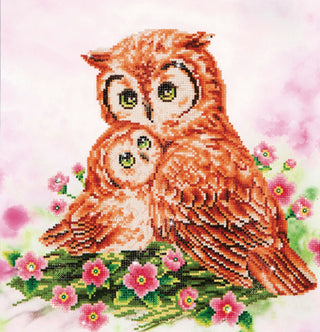 Diamond Dotz Complete Diamond Facet Art Kit Mother & Baby Owl