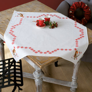 Vervaco Robin Tablecloth Counted Cross Stitch Kit