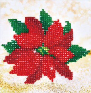 Diamond Dotz Poinsettia Diamond Painting Kit