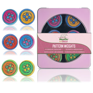 Needle and Bear Pattern weights for Dressmaking and Sewing (Lenny Cornforth - Buttons)