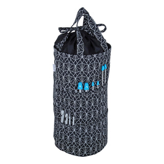 Hobby Gift Knitting Bag: Drawstring with Outside Pockets: Deco
