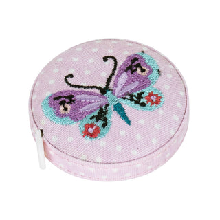 Hobby Gift Tape Measure: Embroidered: Bugs & Butterflies