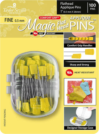Taylor Seville Magic Pins Flathead Applique Fine