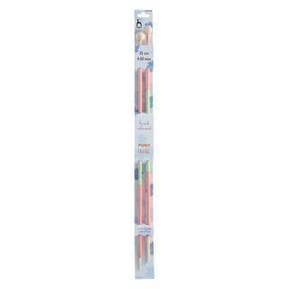 Pony Flair Single Ended Hand Coloured Knitting Pins 35cm - Full range of sizes available!