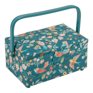 Hobby Gift Sewing Box (M): Bird Aviary