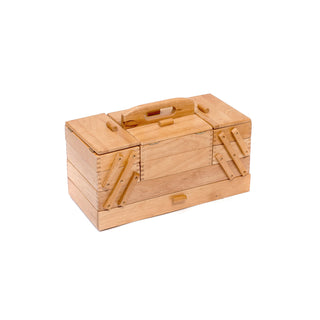 Hobby Gift Cantilever 4 Tier Sewing Box - Wood
