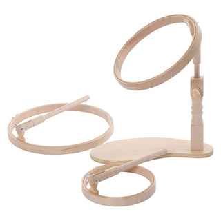 Elbesee Wooden Embroidery Seat Frame Set (6", 8" & 10")