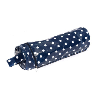Hobby Gift 'Navy Polka Dot' Yarn and Needle Holder