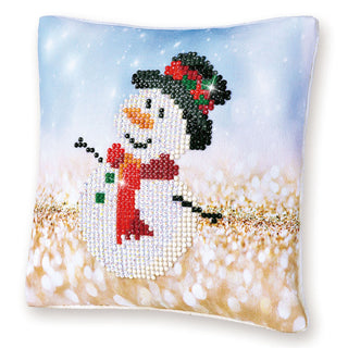 Diamond Dotz Snowman Top Hat Cushion Diamond Painting Kit