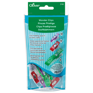 Clover Wonder Clips - Variety Pack 26 Pcs