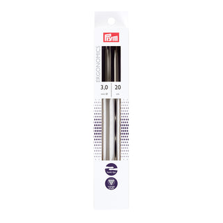 Prym Double Pointed Ergonomic Knitting Pins 20cm x 3mm