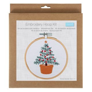 Trimits Embroidery Kit with Hoop: Mini: Tree