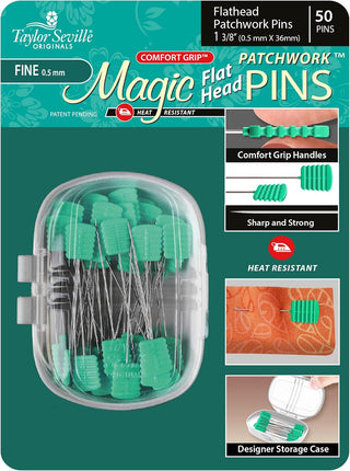 Taylor Seville Magic Pins Flathead Patchwork Fine