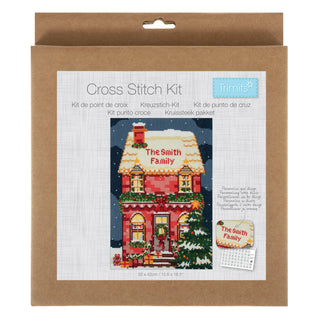 Trimits Counted Cross Stitch Kit: Large: Festive House