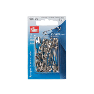 Prym Assorted Safety Pins Silver