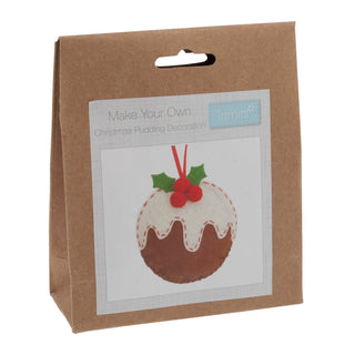 Trimits Christmas Pudding Christmas Felt Decoration Kit